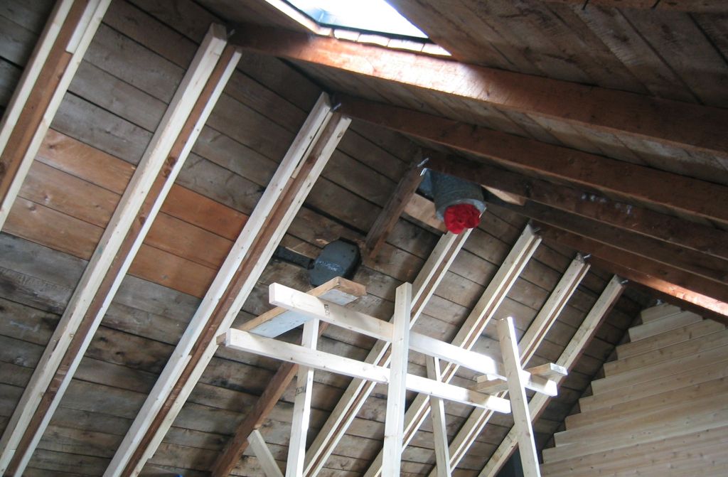 Reinforced rafters